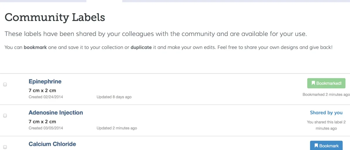 Share Labels Created with SOPHIE with Community