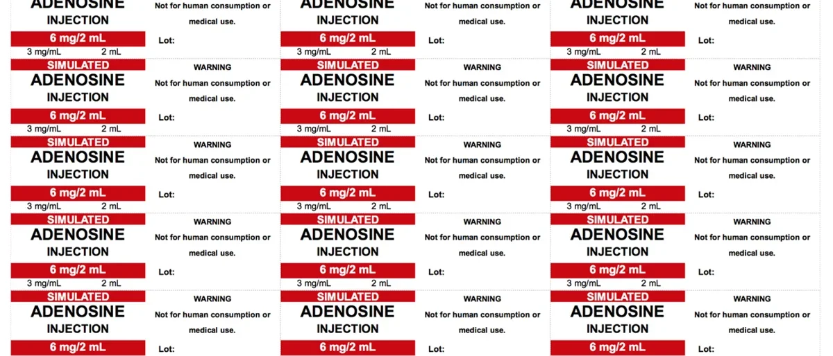 Printable Simulated Drug Labels using SOPHIE