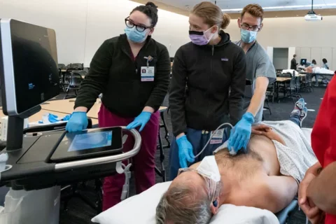 Ultrasound Training with Standardized Patient