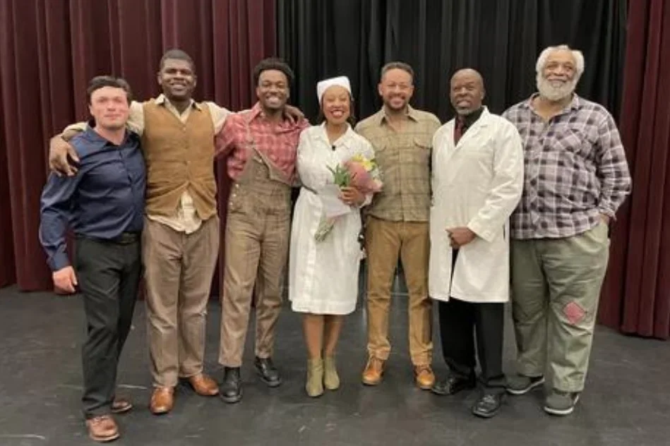 Cast of Miss Evers’ Boys (Left to Right): Robbie Martin, Ethan Williams, Ar'Darius Stewart, Chiquita Melvin, Shaun Bedgood, Michael Kachingwe, Alex Morris