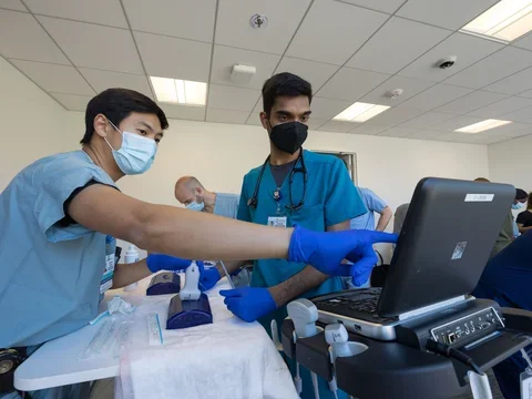 Simulation Instructor with Medical Student