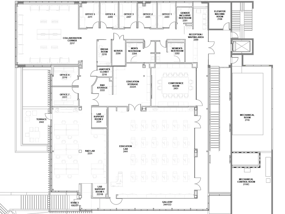 Rosenfeld Hall Level 2 - CASIT