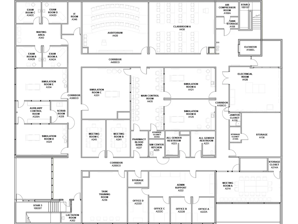 Rosenfeld Hall Level A - UCLA Simulation Center