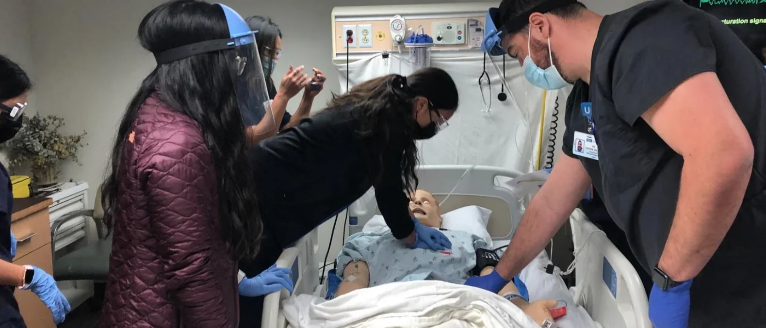 Nurses practice resuscitation